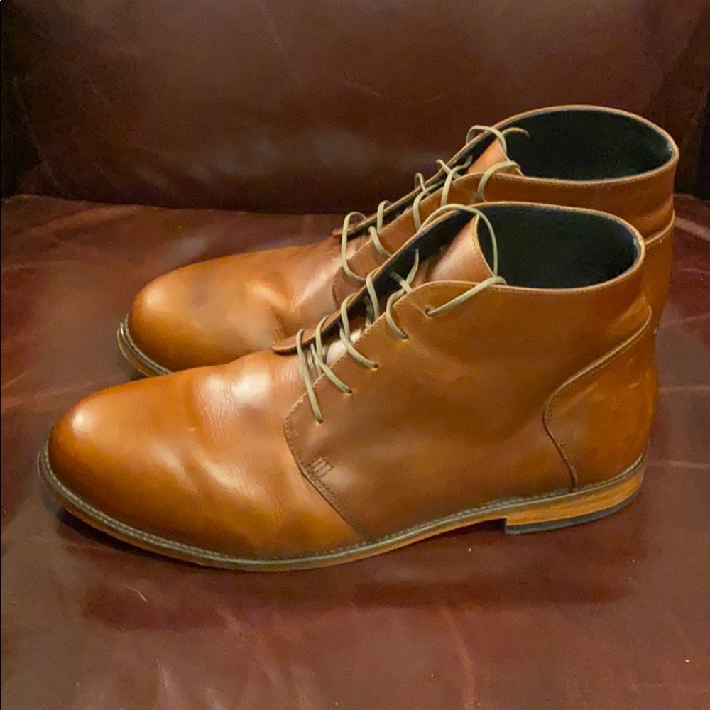 Nisolo Emilio Chukka Boot Size 9.5 Color Brandy